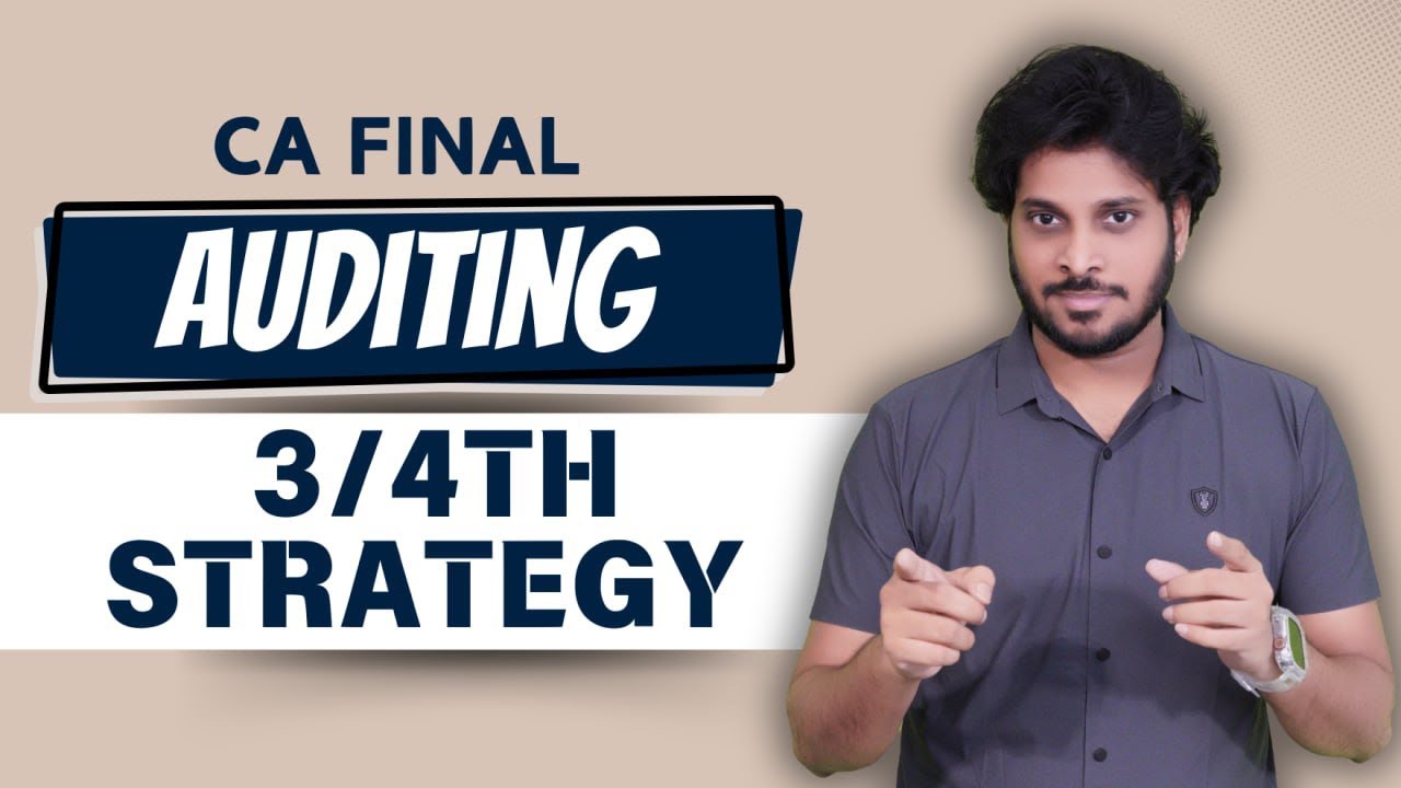 CA Final Audit May 2025 Exams | Preparation Strategy | Amendments ...