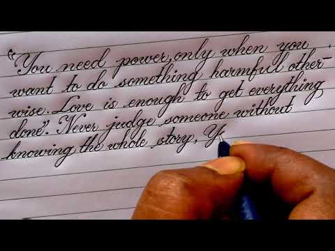Very neat and best cursive handwriting | super writing skills #cursive #handwriting