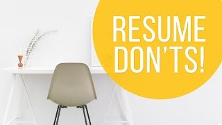 Things Hiring Managers Don't Want To See On Your Resume | The Financial Diet