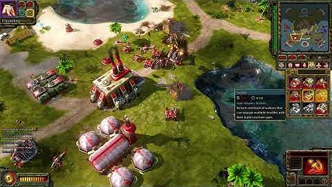 Red Alert 3 Gameplay | The Soviets Civil War | 2  vs 2 (brutal)