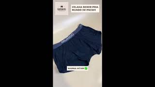 Celana Boxer Pria Mundo IWPSCS01 Isi 1 Pcs Bahan Katun Berkualitas