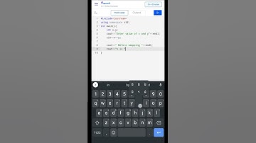 Swap Function in C++🔥 #coding #shorts