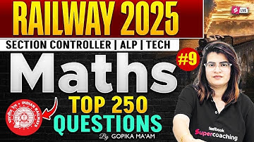 RRB Sectional Controller 2025 | RRB Section Controller Maths Class | Maths Exam Complete Strategy