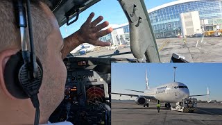 Tarom Boeing 737NG Bucharest To Madrid | Full Flight   Pilot Preparation