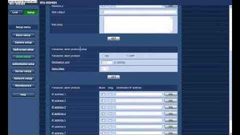 Setting VMD on Panasonic Cameras - Open Door Inc.
