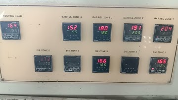 52/18 Kabra machine starting Screen touch HMI How to start kabra machine pvc