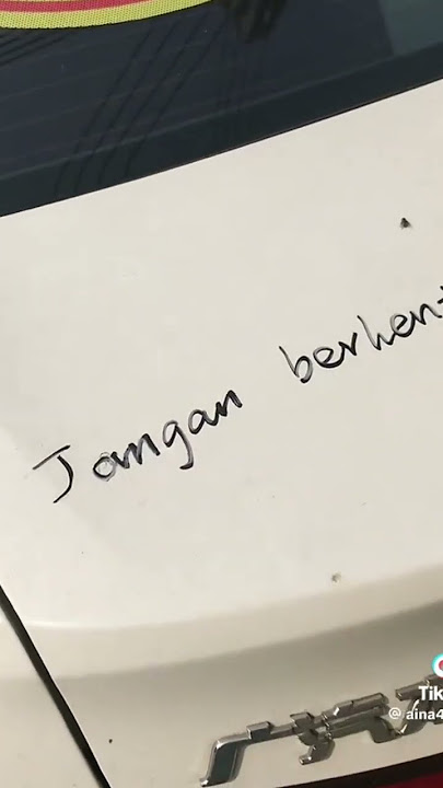Pemilik kereta pening lihat kenderaan diconteng untuk maklumkan sesuatu.