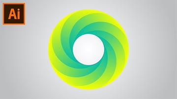 How to Create a Swirling Gradient Logo Design in Illustrator CC Tutorial