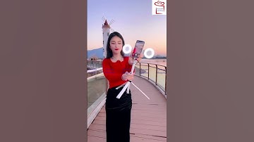 Wireless Selfie Stick With Two LED Lights