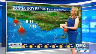 Temperatures cool slightly Monday, ahead of larger cooldown later in the week