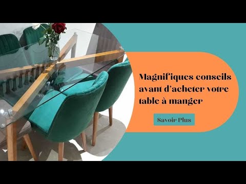 Comment choisir une table à manger pour 6 personnes 1 Aperçu de la vidéo