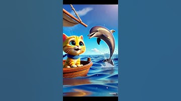 Mèo Con Phiêu Lưu Trên Biển – Hành Trình Kỳ Thú! 🌊🐱🚢#cartoon#emcobanglongvequemecunganh#meow#shorts