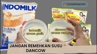 SUSU EKONOMIS & SUSU KHUSUS KUE #kursusbaking #dancow #indomilk #bakingtips