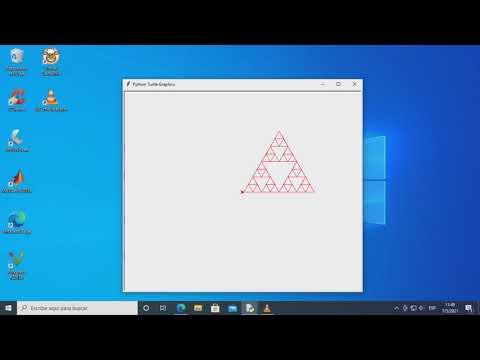 Python, Sierpinski Triangle