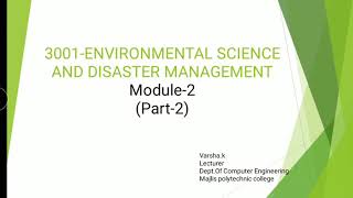 EVS||Module-2|| Part-2