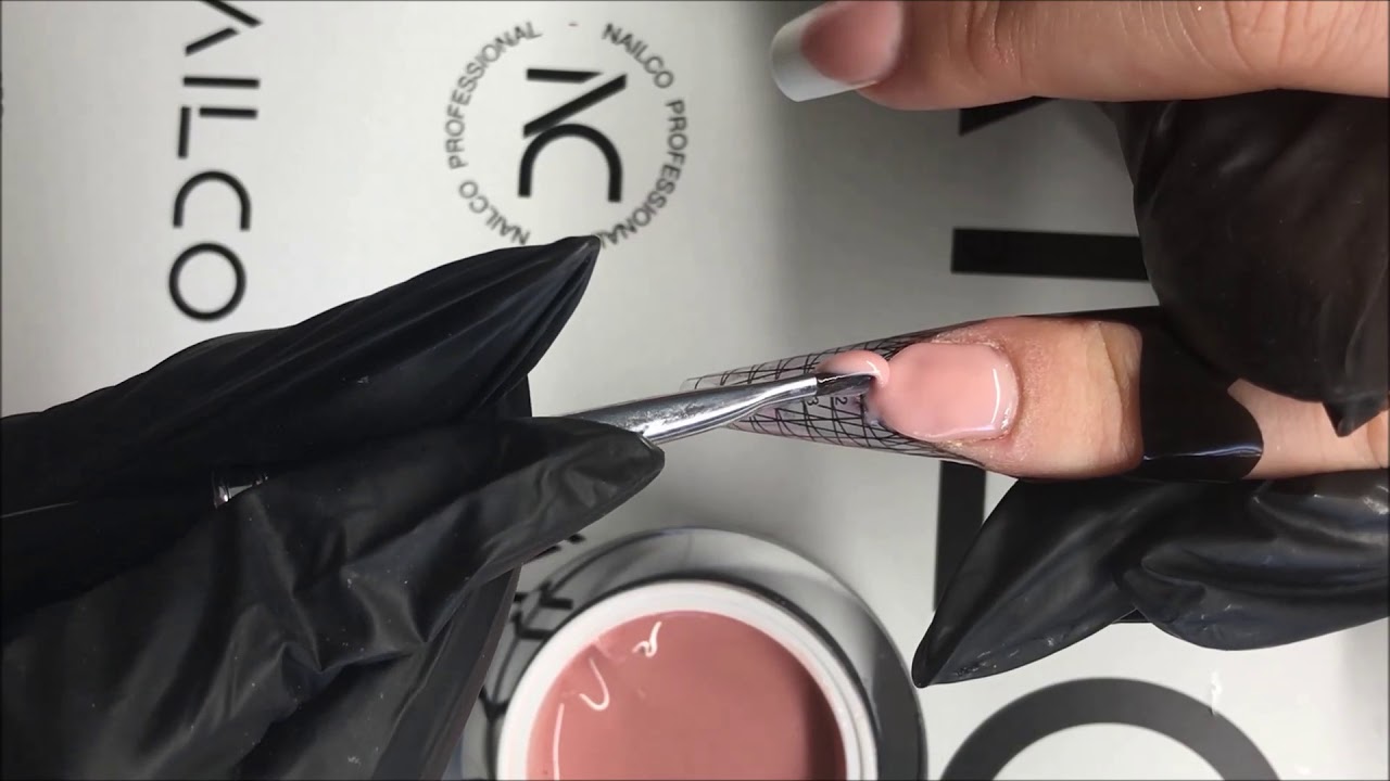 NAILCO FIBRE GEL Application Tutorial YouTube