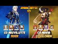 C0 Neuvillette Taser - C0 Navia C2 Xilonen Double Pyro | SPIRAL ABYSS 5.5