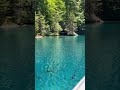 Blausee Lake Switzerland سويسرا بحيرة بلاوسي أو البحيرة الزرقاء 