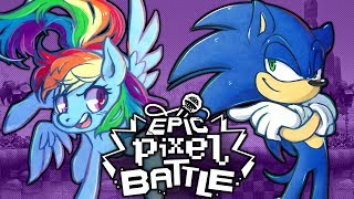 Sonic VS Rainbow Dash - EPIC PIXEL BATTLE [EPB SEASON 2]