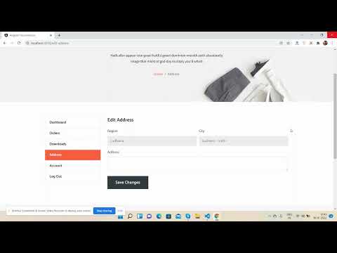 Build Complete Ecommerce Website in Angular 13 - User Edit Address Page