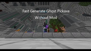 Fast generate ghost pickaxe by using vanilla keybinding in Hypixel Skyblock