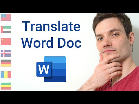 How to Translate Word Document into another language