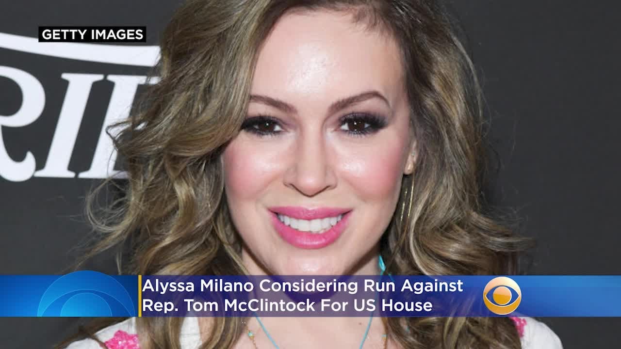 Report: Alyssa Milano Considering Run Against Rep. Tom McClintock For US House