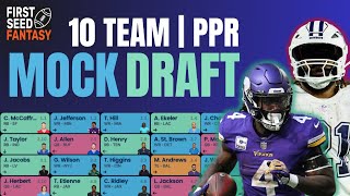 10 Team PPR Mock Draft | Fantasy Football Podcast