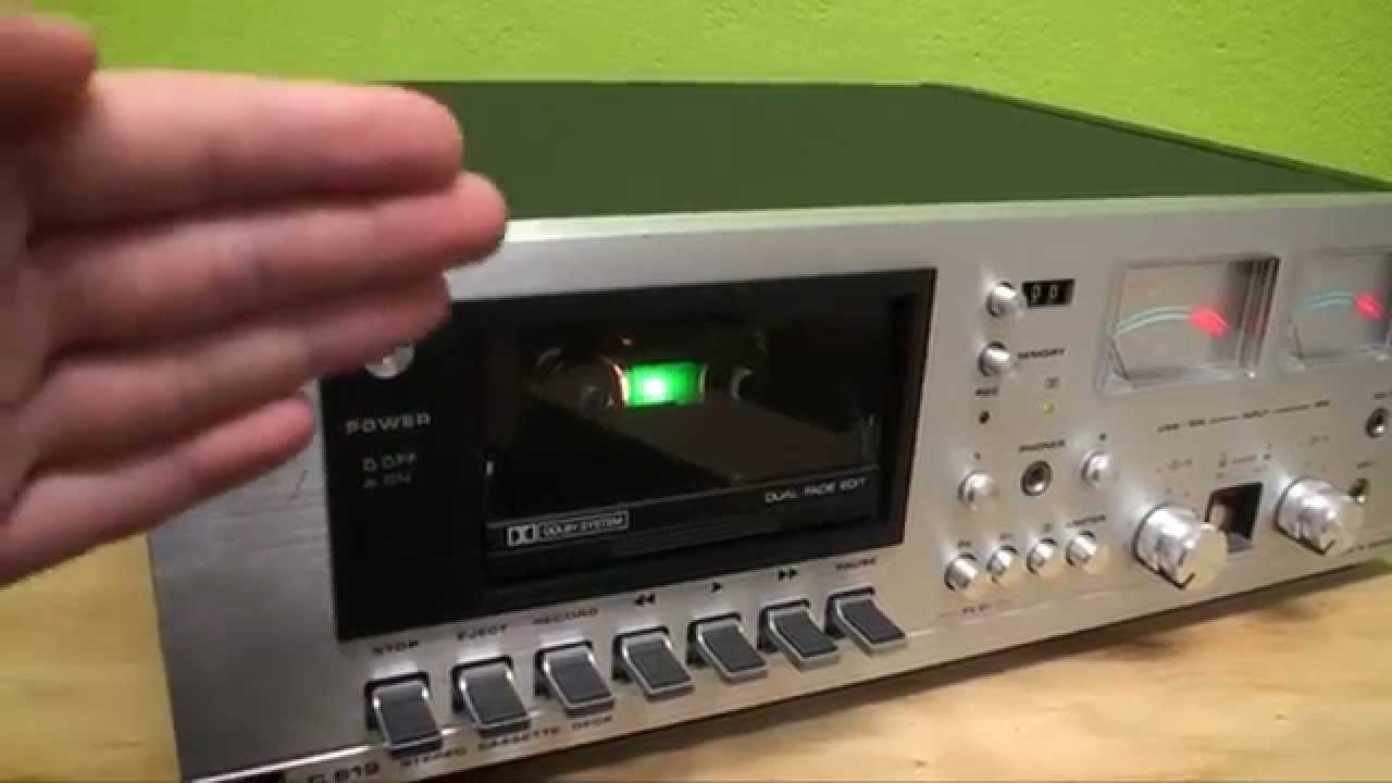 Dual C 819 cassette deck - in HD! - YouTube