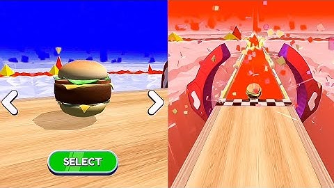 💪🍔🔥Going Balls Vs Reverse Video Gameplay Android iOS Part 773