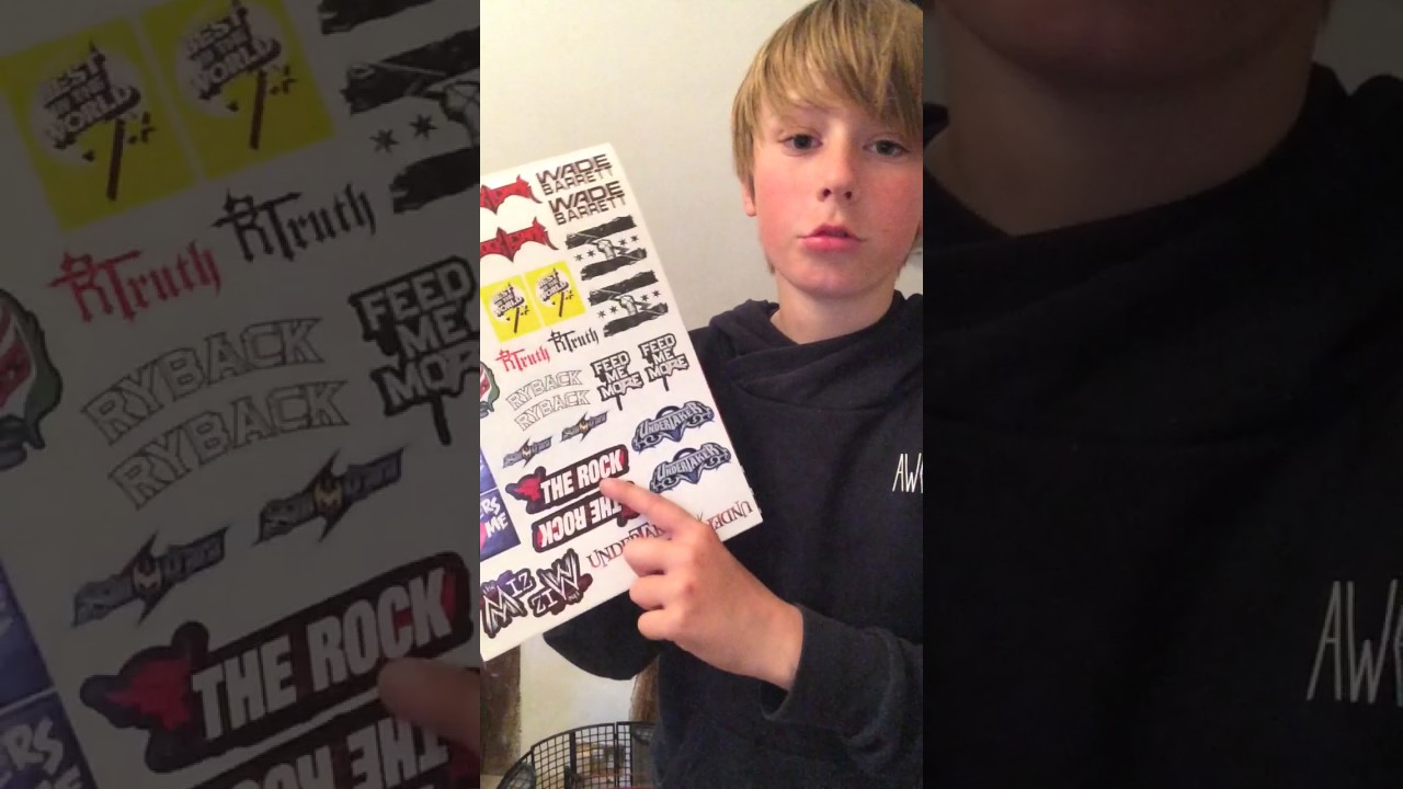 WWE sticker book review