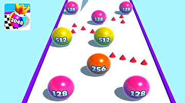 Ball Merge 2048 ! All Levels Gameplay (304-306) android, ios