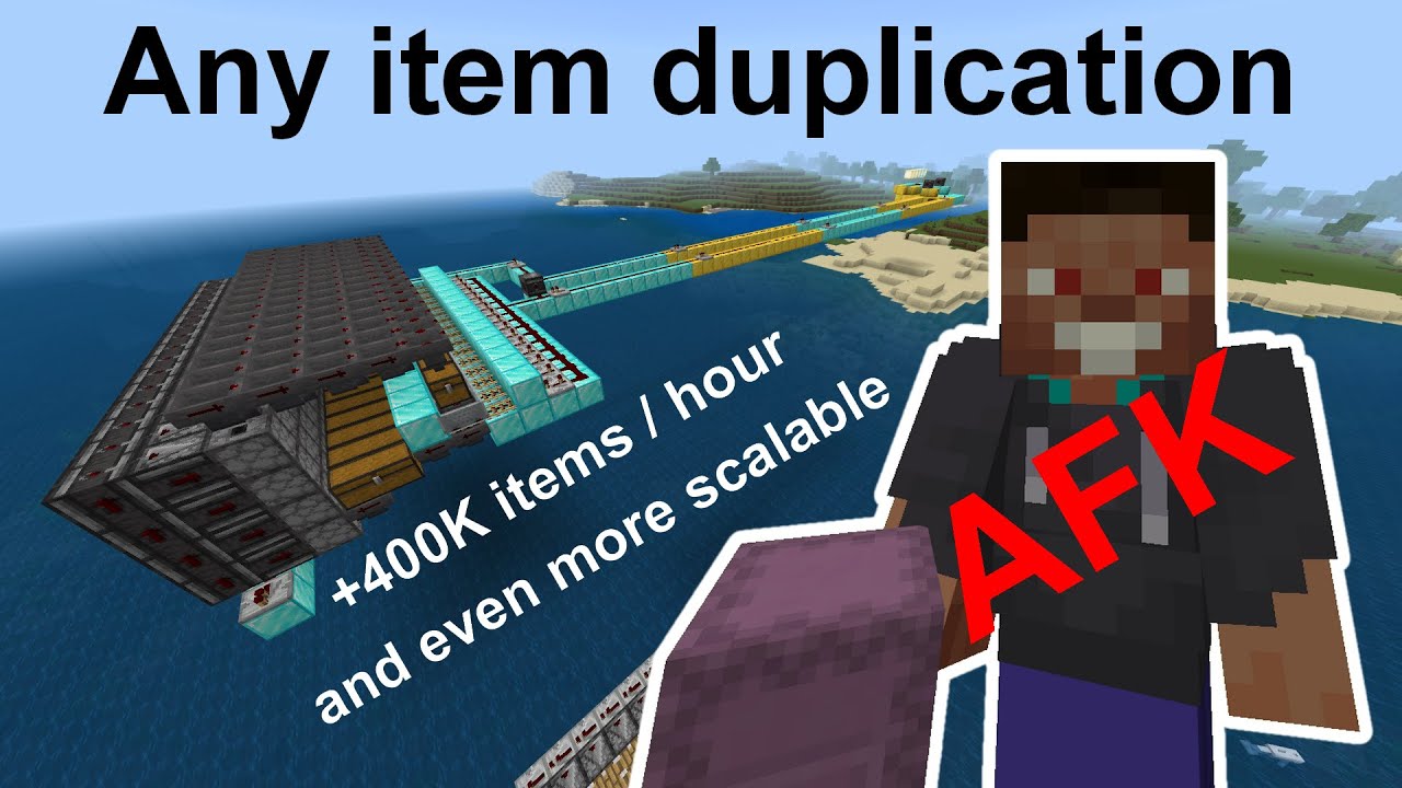 [Patched] AFK Any item duplication - Minecraft Bedrock Edition 1.19.50 - Realms