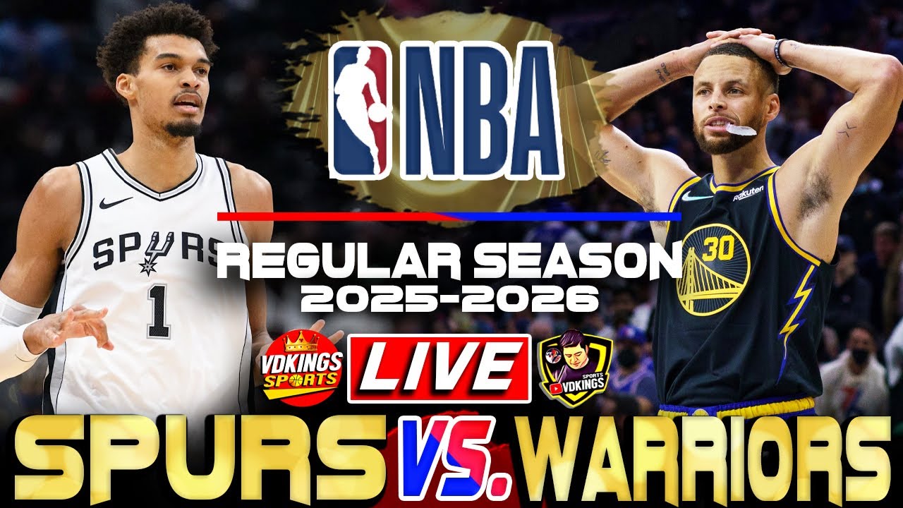 WARRIORS vs SPURS │ NBA Regular Season 2025-2026 Basketball Scoreboard