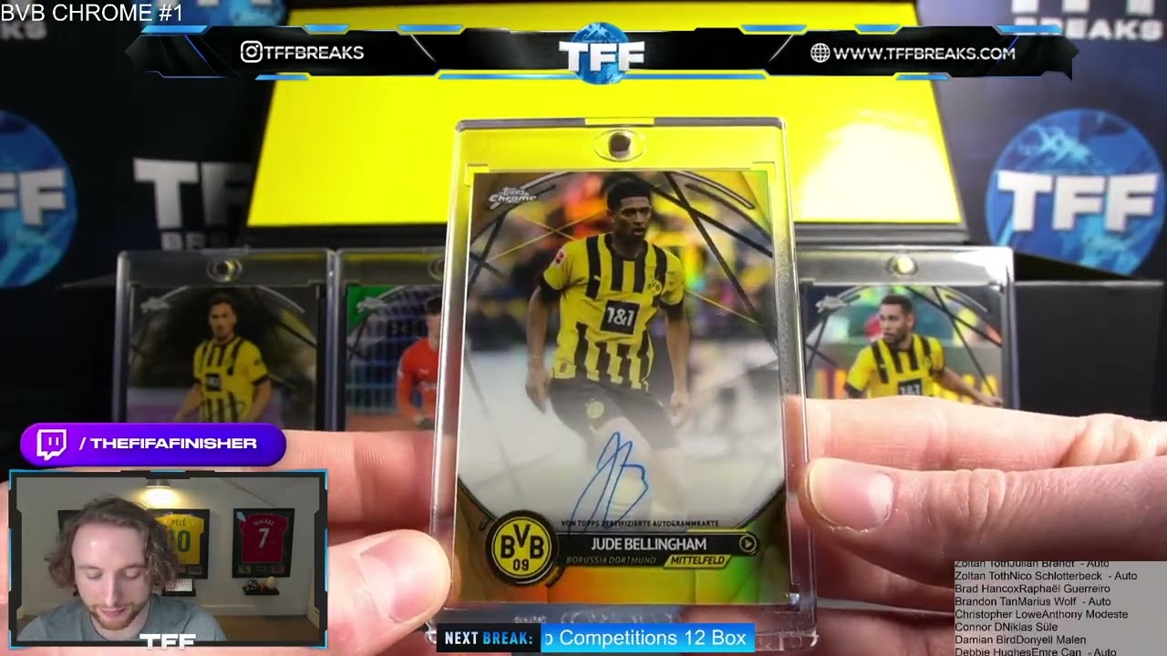 Topps BVB Chrome Box 2022/23 Guranteed Card Break #1