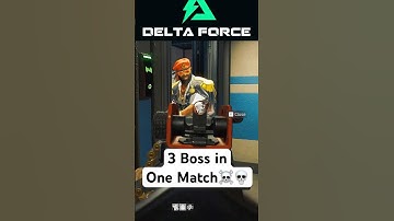 3 Boss in one match #deltaforcegame #deltaforce #gaming