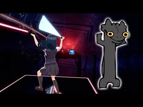 Toothless Dancing in Beat Saber