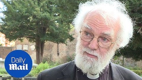 Former Archbishop Dr Rowan Williams on Calais children - Daily Mail