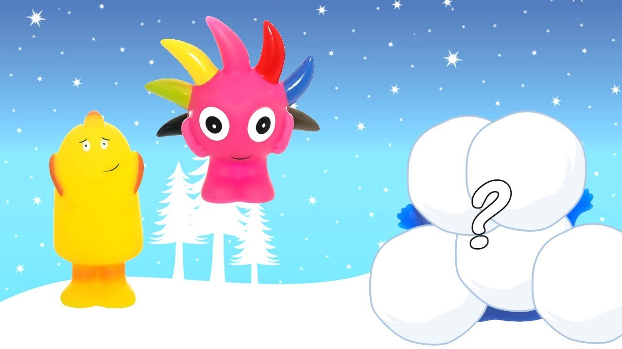 Babblarna | TITTUT | Babblarna leker och gömmer sig under snön