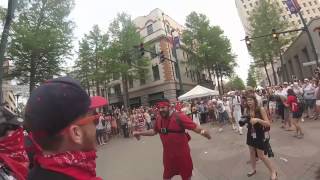 Inside a Silly String Flash Mob (Festival International 2014)