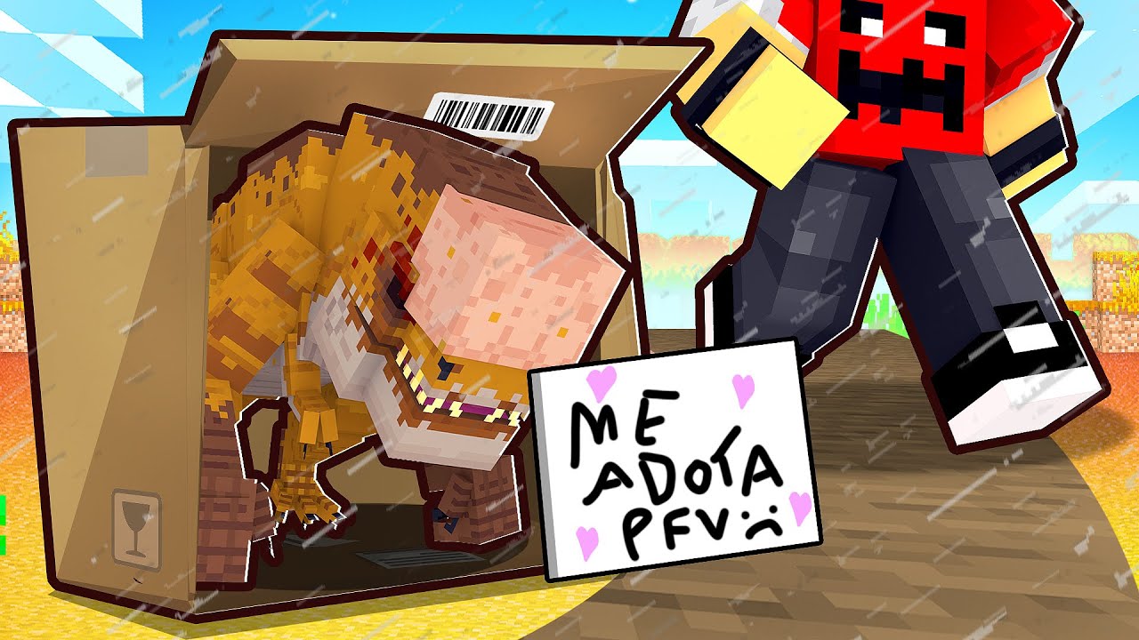 NINGUEM QUER ADOTAR O BEBÊ D-REX no Minecraft *Distortus rex*