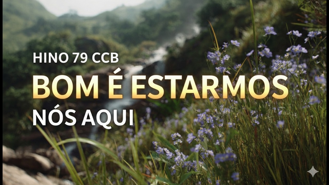 HINO 79 CCB - Bom é estarmos nós aqui | CANTADO