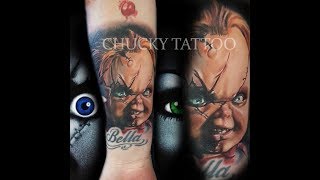 TATTOO TIMELAPSE | CHUCKY | CHRIS SINCLAIR