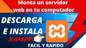 COMO DESCARGAR E INSTALAR XAMPP PARA EQUIPOS CON PROCESADOR DE [32 - 64 BITS] WINDOWS FACIL RÁPIDO✔️