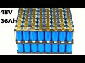 DIY 48v 36Ah  Battery Pack For  Electric Bike