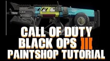 COD BO3 / Call of Duty Black Ops 3 BETA : Awesome Face / Epic Smiley Gun Camo Paintshop Tutorial