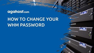 How to change your WHM password