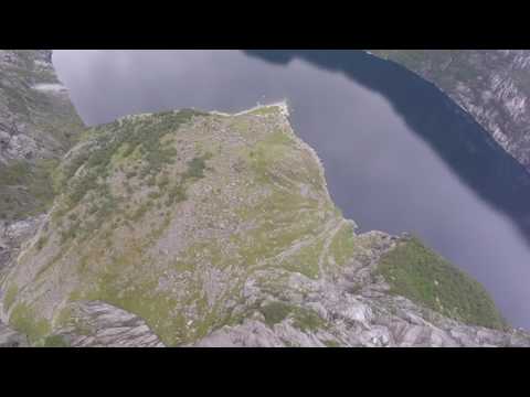 2 speed tracking and new way over the ladge at exit 4, kjerag