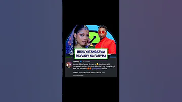 RAYVANY ATANGAZA NDOA NA FAHYMA MWEZ WA 5 MWAKA HUU Rayvany Wasafimedia Diamondplatnumz 