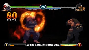 KOF XIII Mr. Karate 927 Dmg Midscreen HD Combo (4 Stocks)